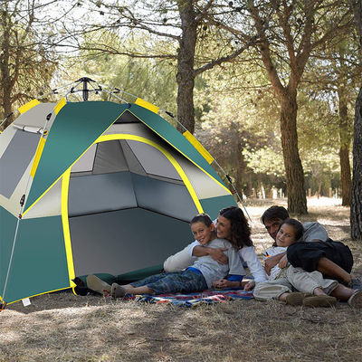 چادر کمپینگ پاپ آپ ضد آب اتوماتیک 3-4 نفره با راه اندازی آسان برای خانواده