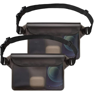 کیف کمری ضد آب شنای ساحلی IPX8 با صفحه نمایش لمسی با کمربند قابل تنظیم